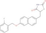 5-[[6-[(2-Fluorophenyl)Methoxy]Naphthalen-2-Yl]Methyl]-1,3-Thiazolidine-2,4-Dione