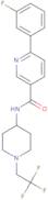 6-(3-Fluorophenyl)-N-[1-(2,2,2-trifluoroethyl)-4-piperidinyl]-3-pyridinecarboxamide