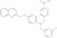 4-[[(3-Fluorophenyl)Methyl-[4-(Quinolin-2-Ylmethoxy)Phenyl]Amino]Methyl]Benzoic Acid