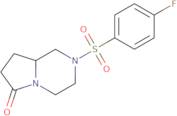 2-[(4-Fluorophenyl)sulfonyl]hexahydropyrrolo[1,2-a]pyrazin-6(2H)-one