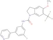N-[3-Fluoro-5-(3-Pyridinyl)Phenyl]-5-Methoxy-6-(Trifluoromethyl)-1-Indolinecarboxamide