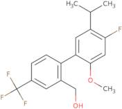 4'-Fluoro-2'-methoxy-5'-(1-methylethyl)-4-(trifluoromethyl)-[1,1'-biphenyl]-2-methanol