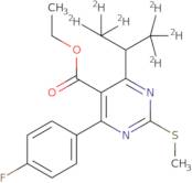 [4-(4-Fluorophenyl)-6-(1-methylethyl)-2-(methylsulfinyl)-5-pyrimidinyl]-ethyl Ester-d6