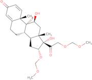 9-Fluoro-11beta,17-dihydroxy-16alpha,21-bis(methoxymethoxy)-pregna-1,4-diene-3,20-dione