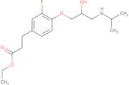 3-Fluoro-4-[2-Hydroxy-3-[(1-Methylethyl)Amino]Propoxy]-Benzenepropanoic Acid Ethyl Ester