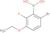 2-Fluoro-3-ethoxy-6-bromophenylboronic acid