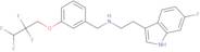 N-[2-(6-Fluoro-1H-indol-3-yl)ethyl]-3-(2,2,3,3-tetrafluoropropoxy)benzylamine