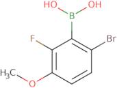 2-Fluoro-3-methoxy-6-bromophenylboronic acid