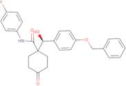 (S)-N-(4-Fluorophenyl)-1-[hydroxy[4-(phenylmethoxy)phenyl]methyl]-4-oxo-cyclohexanecarboxamide