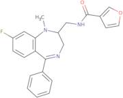 N-[(8-Fluoro-2,3-Dihydro-1-Methyl-5-Phenyl-1H-1,4-Benzodiazepin-2-Yl)Methyl]-3-Furancarboxamide