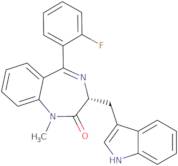 (3R)-5-(2-Fluorophenyl)-3-(1H-Indol-3-Ylmethyl)-1-Methyl-1,3-Dihydro-2H-1,4-Benzodiazepin-2-One