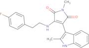 3-[[2-(4-Fluorophenyl)ethyl]amino]-1-methyl-4-(2-methyl-1H-indol-3-yl)-1H-pyrrole-2,5-dione
