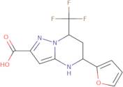 (5R,7S)-5-Furan-2-Yl-7-(Trifluoromethyl)-1,5,6,7-Tetrahydropyrazolo[1,5-a]Pyrimidine-2-Carboxylate