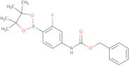 N-[3-Fluoro-4-(4,4,5,5-tetramethyl-1,3,2-dioxaborolan-2-yl)phenyl]carbamic acid phenylmethyl ester