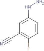 2-Fluoro-5-(hydrazino)benzonitrile