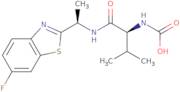 [(2S)-1-{[(1R)-1-(6-Fluoro-1,3-Benzothiazol-2-Yl)Ethyl]Amino}-3-Methyl-1-Oxo-2-Butanyl]Carbamic Acid