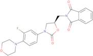 2-[[(5R)-3-[3-Fluoro-4-(4-morpholinyl)phenyl]-2-oxo-5-oxazolidinyl]methyl]-1H-isoindole-1,3(2H)-di…