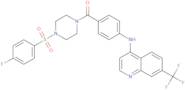 [4-(4-Fluorophenyl)Sulfonylpiperazin-1-Yl]-[4-[[7-(Trifluoromethyl)Quinolin-4-Yl]Amino]Phenyl]Meth…