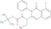 [(1S)-1-(5-Fluoro-3,4-dihydro-4-oxo-3-phenyl-2-quinazolinyl)propyl]carbamic acid 1,1-dimethylethyl…