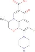 9-Fluoro-3-methyl-7-oxo-10-(1-piperazinyl)-2,3-dihydro-7H-[1,4]oxazino[2,3,4-Ij]quinoline-6-carboxylic acid