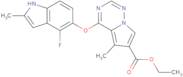 4-[(4-Fluoro-2-methyl-1H-indol-5-yl)oxy]-5-methylpyrrolo[2,1