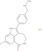 8-Fluoro-1,3,4,5-tetrahydro-2-[4-[(methylamino)methyl]phenyl]-6H-azepino[5,4,3-cd]indol-6-one mo...