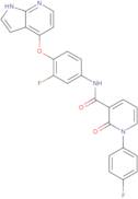 1-(4-Fluorophenyl)-N-[3-fluoro-4-(1H-pyrrolo[2,3-b]pyridin-4-yloxy)phenyl]-1,2-dihydro-2-oxo-3-pyridinecarboxamide
