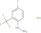 [4-Fluoro-2-(trifluoromethyl)phenyl]hydrazine hydrochloride