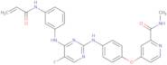 4-[4-[[5-Fluoro-4-[[3-[(1-oxo-2-propen-1-yl)amino]phenyl]amino]-2-pyrimidinyl]amino]phenoxy]-N-methyl-2-pyridinecarboxamide