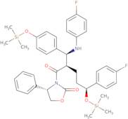 3-[(2R,5S)-5-(4-Fluorophenyl)-2-[(S)-[(4-fluorophenyl(amino)]][4-[trimethylsilyl]-oxy]phenyl]methyl]-1-oxo-5-[(trimethylsily)-oxy]pe ntyl]-4-phenyl-(4S)-2-oxazolidinone