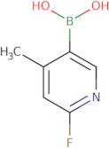 (6-fluoro-4-methylpyridin-3-yl)boronic Acid