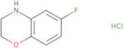 6-fluoro-3,4-dihydro-2h-1,4-benzoxazine;hydrochloride