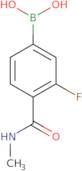 [3-fluoro-4-(methylcarbamoyl)phenyl]boronic Acid