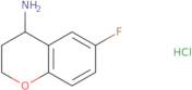 6-fluoro-3,4-dihydro-2h-chromen-4-amine;hydrochloride
