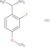 (1s)-1-(2-fluoro-4-methoxyphenyl)ethanamine;hydrochloride