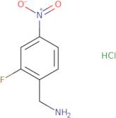 (2-fluoro-4-nitrophenyl)methanamine;hydrochloride