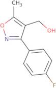 [3-(4-fluorophenyl)-5-methyl-1,2-oxazol-4-yl]methanol