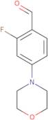 2-fluoro-4-morpholin-4-ylbenzaldehyde