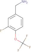 [3-fluoro-4-(trifluoromethoxy)phenyl]methanamine