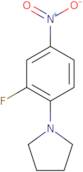 1-(2-fluoro-4-nitrophenyl)pyrrolidine