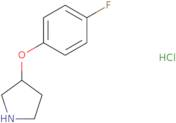 3-(4-fluorophenoxy)pyrrolidine;hydrochloride