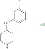 N-(3-fluorophenyl)piperidin-4-amine;hydrochloride