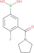 [4-fluoro-3-(pyrrolidine-1-carbonyl)phenyl]boronic Acid