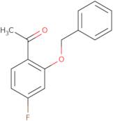 1-(4-fluoro-2-phenylmethoxyphenyl)ethanone