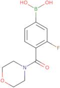 [3-fluoro-4-(4-morpholinylcarbonyl)phenyl]boronic Acid