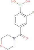 [2-fluoro-4-(4-morpholinylcarbonyl)phenyl]boronic Acid