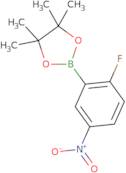 2-(2-fluoro-5-nitrophenyl)-4,4,5,5-tetramethyl-1,3,2-dioxabo