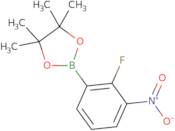 2-(2-fluoro-3-nitrophenyl)-4,4,5,5-tetramethyl-1,3,2-dioxabo