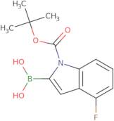 [4-fluoro-1-[(2-methylpropan-2-yl)oxycarbonyl]indol-2-yl]bor