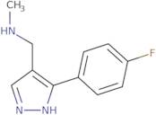 N-{[5-(4-Fluorophenyl)-1H-pyrazol-4-yl]methyl}-N-methylamine